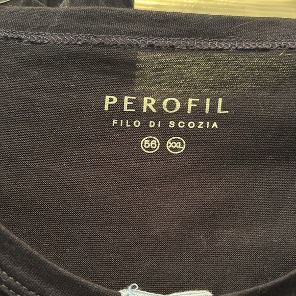 NWOT Perofil Venezia Long Pajamas double Mercerized cotton with cuffs - Picture 3 of 4